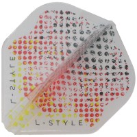 L-Style EZ L- Flights, L1, Type B, Gabriel Clemens, V4, klar-weiß, 3 Stück