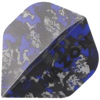 Dart Flights Camouflage blau Standard No.2, 44x36mm
