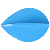 Pearflight aus Kunststoff, blau, 3 Flights