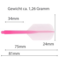 Condor Flight, Slim, Gr. L, pink, 33,5mm, 3 Stück