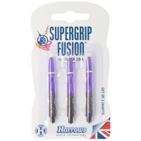 Harrows Supergrip Fusion, Dartschaft lila, Medium, 2BA, 3 Stück