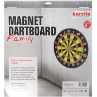 Karella Magnet Dartboardset Family inkl. 6 Pfeile