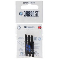 Harrows Carbon ST Schaft, Short, 2BA, schwarz-blau, 3 Stück