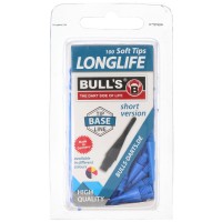 Bull&#39;s Longlife Short Softspitzen, 6mm, blau, 100 Stück