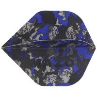 Dart Flights Camouflage blau Standard No.2, 44x36mm