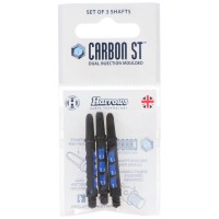 Harrows Carbon ST Schaft, Midi, 2BA, schwarz-blau, 3 Stück