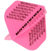 Pentathlon Dartflight Scorer-Pink, 3 Stück