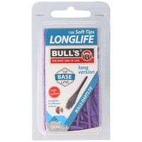 Bull&#39;s Longlife Long Softspitzen, 6mm, lila, 100 Stück