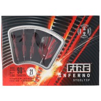 Harrows Fire Inferno, 90% Tungsten,Steeldart, 21 Gramm