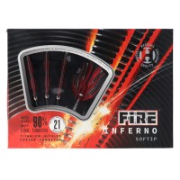Soft-Dartpfeile Harrows Fire Inferno 90% Soft Tip 21 Gramm