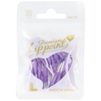 Dartspitzen Weiß Purple Premium Lippoint, 30 Stück