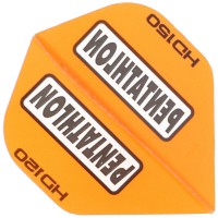 Pentathlon HD150 Dart Flights orange, 3 Stück mit 150 Micron