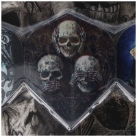 Totenkopf Sortiment, Fly-Display, 5-Sets Alchemy Skulls