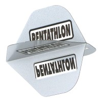 Pentathlon HD150 Dart Flights, silber, 3 Stück