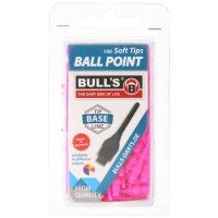 Bull&#39;s Ball Point Softspitzen, 6mm, pink, 100 Stück