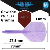 Condor Zero-Stress Small, Gr. M, Lila Marmoriert, 27,5mm