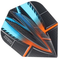 Harrows Fusion orange blau Schwarz Silber Flight 3 Stück HD100