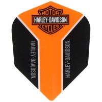 HARLEY DAVIDSON Dart Flights orange mit Druck, 3 Stück