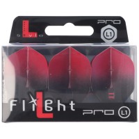 L-Style TwoTone L1Pro Standard, schwarz/pink, 3 Stück