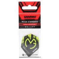 Michael van Gerwen Dartflight Mega Standard, grün, schwarz, 3 Stück