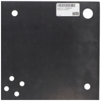 Gummimatte für Dartautomat, schwarz, ca. 419,5x419,5x2,4mm
