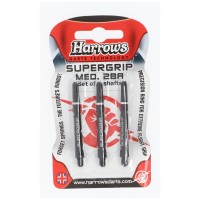 Harrows Supergrip Medium, 2BA,3er Set, schwarz