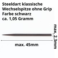 Wechselspitze für Steeldarts, XL 45mm, 3 Stück