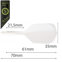 Condor AXE, weiß, Gr. S, Standard, 21,5mm