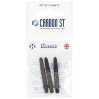 Harrows Carbon ST Schaft, Short, 2BA, schwarz, 3 Stück