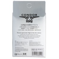 Condor AXE, transparent rot, Gr. M, Standard, 27,5mm