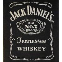 JACK DANIELS Dartteppich schwarz mit JD Logo