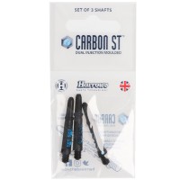 Harrows Carbon ST Schaft, Short, 2BA, schwarz aqua, 3 Stück