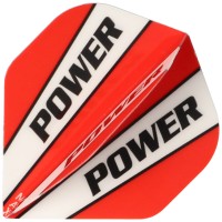 Power Max Flights, 150 Mikron, Ausführung rot/weiß