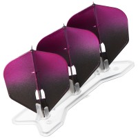 L-Style TwoTone L3Pro Shape, schwarz/pink, 3 Stück