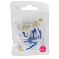 L-Style Dartspitzen Blau, Weiß, Premium Lippoint, 30 Stück