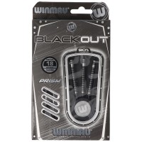 Winmau Blackout Softdart silber schwarz, 18 Gramm