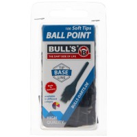Bull&#39;s Ball Point Softspitzen, 6mm, schwarz, 100 Stück