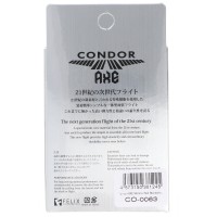 Condor AXE, metallic Rot, Gr. L, Small, 33,5mm
