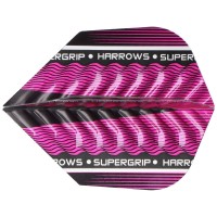 Harrows Supergrip X Dartflight, Standard, pink, 3 Stück