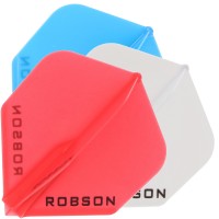 ROBSON PLUS blau, weiß, rot DART FLIGHTS, Std