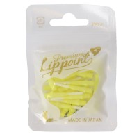 Dartspitzen Weiß und helleres Gelb Premium Lippoint, 30 Stück