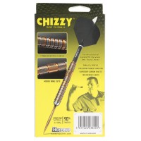 Chizzy v2 Steeldart Serie, 90% Tungsten, Gold Titanium, 23g