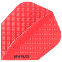 Dimplex Dart Flights, Standard Ausführung rot, 3 Stück
