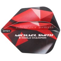 Michael Smith World Champion, Dartflight rot schwarz, 3 Stück