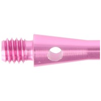Aluminium Dart Shaft Pink, Extra Short, 3 Stück