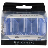 L-Style Krystal Flight Case, clear blue