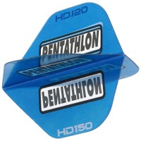 Pentathlon HD150 Dart Flights dunkelblau, 3 Stück 150 Micron