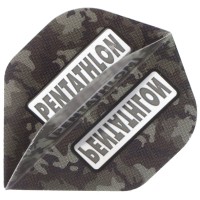 Pentathlon Dartflight, Standard No.2, Window Camouflage grün, 3 Stück
