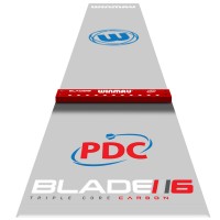 Winmau Dart Clearzone transparente PVC Dart Mat mit integrierter Oche Dartmatte
