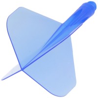Dartflight Zero Stress, Standard S, short, transparent Blau, 21,5mm